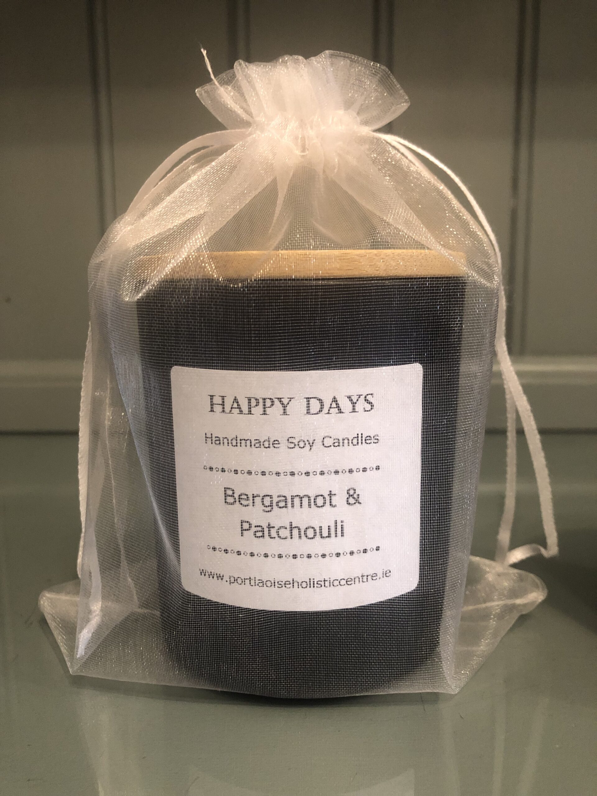 Soy candle in black tumbler to buy in Portlaoise